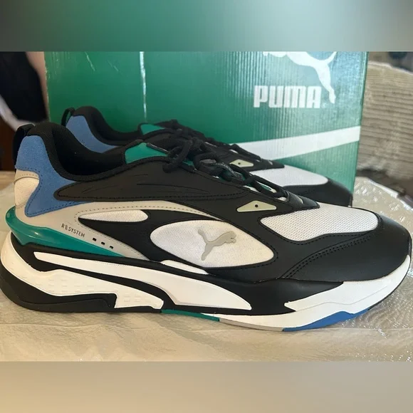 NWT Men's Puma RS “Fast Mix” Trainer Sneakers - Size 12 - Picture 2 of 12
